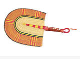 African Bolga Colorful Grass Fan