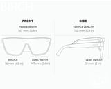 BIRCH TORTOISE Polarized Oversized Shield Fashion Sunglasses