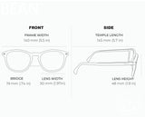 BEAN MATTE FADE Polarized Unisex Round Classic Sunglasses