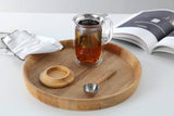 Double-Walled Glass Mug & Lid w/ Infuser - Minima™ Balance