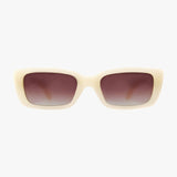 HAVEN IVORY Polarized Fashion Rectangle Sunglasses