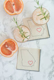 Fbg Texas Cocktail Napkins, set of four