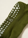 Mushroom Ruffle Grip Sock