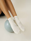 Cropped Crew Grip Sock - Mini Flower