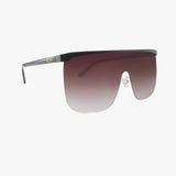 WILDER MIDNIGHT AMBER Polarized Oversized Shield Sunglasses