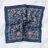 Floral & Butterfly Cotton Rayon Scarf