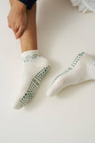 Cropped Crew Grip Sock - Garland