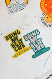 Doing my best club green | sticker