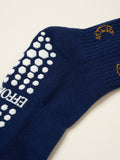 Croissant Ruffle Grip Sock