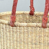 African Bolga Baskets : Natural Large Oval (G-130)