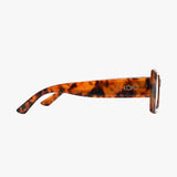 BREEZE AMBER SMOKE Polarized Rectangle Fashion Sunglasses