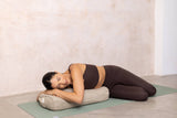 Yogamatters Hemp Rectangular Buckwheat Bolster - Natural