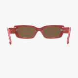 HAVEN ROSE CLAY Polarized Fashion Rectangle Sunglasses