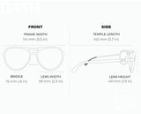 DASH SKY Polarized Active Soft Rubber Aviator Sunglasses
