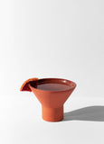 Stemless Martini Glass, Terra Cotta