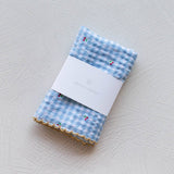 Cottage Mini Checker With Cherry Cotton Scarf