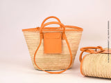 Woven Straw BeachTote Bag
