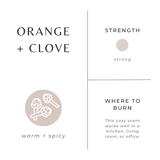 Travel Tin Candles | Orange + Clove (6 Oz)