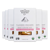 Pink Himalayan Salt Flaxseed Crackers