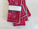 Bandana Cloth Napkins, set of four