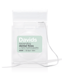 Davids expanding dental floss / refillable dispenser / mint