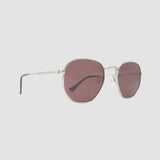 BILLIE MAUVE POLARIZED GEOMETRIC FASHION SUNGLASSES