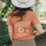 Peach Farmers Market Tee - S