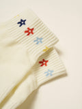 Cropped Crew Grip Sock - Mini Flower