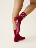 Ribbon Petal Grip Sock