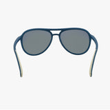 DASH LAGOON Polarized Active Soft Rubber Aviator Sunglasses