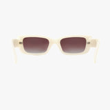 HAVEN IVORY Polarized Fashion Rectangle Sunglasses