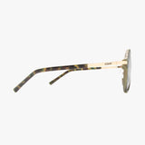 AURA GREEN TORTOISE Polarized Fashion Aviator Sunglasses