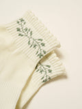 Cropped Crew Grip Sock - Garland
