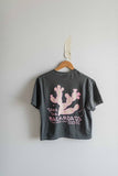 Take the backroads | pepper boxy cropped tee