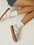 Ribbon Duo Petal Grip Sock, Pilates Socks