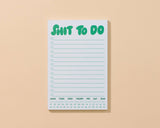 Shit To Do Notepad - Made in USA, Back to School, Stocking Stuffer