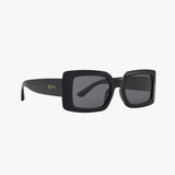 BREEZE MIDNIGHT Polarized Rectangle Fashion Sunglasses