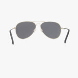 RYDER SMOKE Polarized Aviator Metal Sunglasses