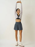 Little Cherry Petal Grip Sock, Pilates Socks