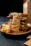 Everything Sourdough Crackers