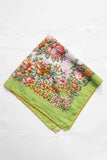 Vintage Garden Floral Square Scarf