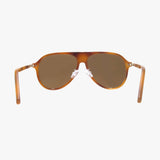 AURA HONEY TORTOISE Polarized Fashion Aviator Sunglasses