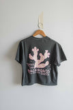 Take the backroads | pepper boxy cropped tee