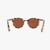 HERON LATTE TORTOISE Polarized Round Fashion Sunglasses