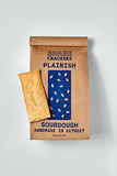 Plainish Sourdough Crackers