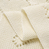 100% Luxury Cotton Receiving Swaddle Baby Blanket - Heart