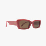 HAVEN ROSE CLAY Polarized Fashion Rectangle Sunglasses