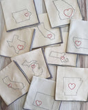 Fbg Texas Cocktail Napkins, set of four