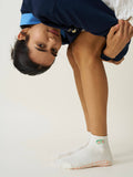 Cropped Crew Grip Sock - Fig