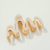 Willow | Large Squiggle Metal Claw Clip